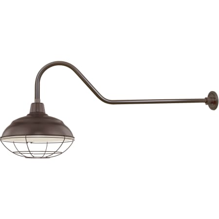 A large image of the Millennium Lighting RWHS17-RGN41 Architectural Bronze
