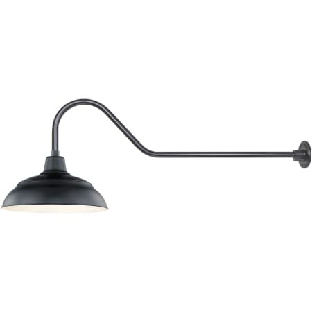 A large image of the Millennium Lighting RWHS17-RGN41 Satin Black