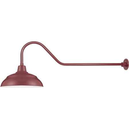A large image of the Millennium Lighting RWHS17-RGN41 Satin Red