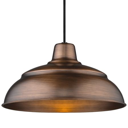 A large image of the Millennium Lighting RWHC14 Natural Copper