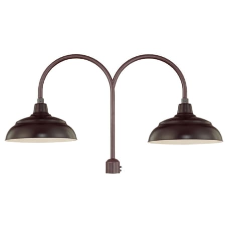 A large image of the Millennium Lighting RWHS17-RPAD Architectural Bronze