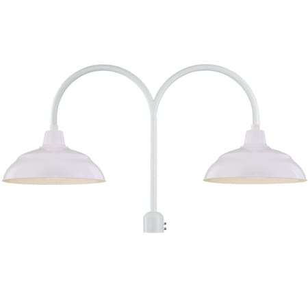 A large image of the Millennium Lighting RWHS17-RPAD White