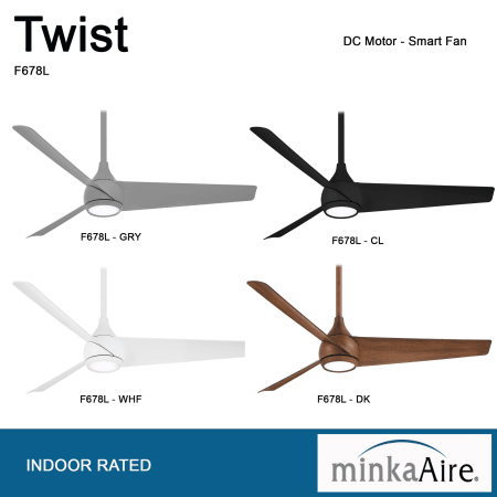 A large image of the MinkaAire Twist Twist Finishes