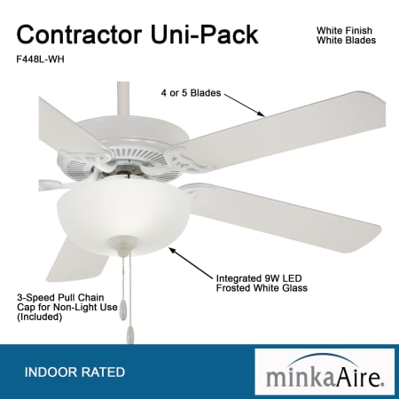 A large image of the MinkaAire Contractor Uni-Pack Bowl LED Detailed