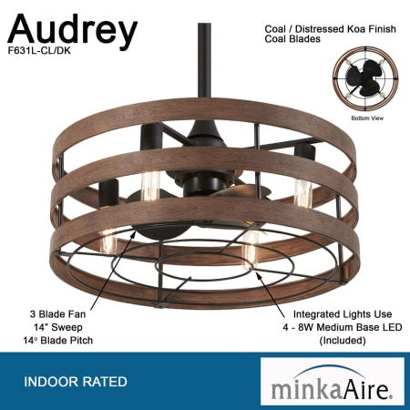 A large image of the MinkaAire Audrey Audrey by Minka-Aire