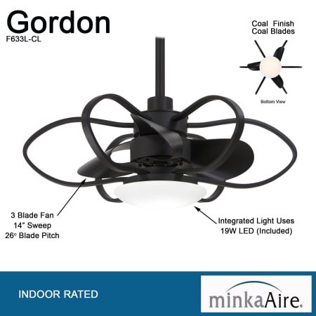 A large image of the MinkaAire Gordon Gordon by Minka-Aire