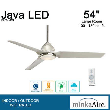 A large image of the MinkaAire Java LED Java LED - PN