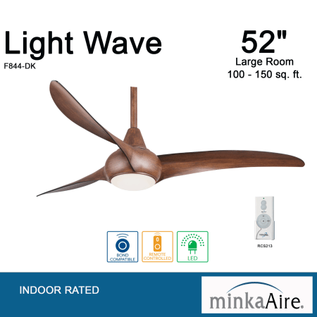 A large image of the MinkaAire Light Wave Light Wave