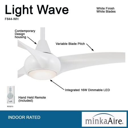 A large image of the MinkaAire Light Wave Detail