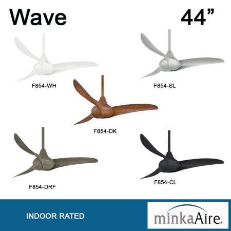 A large image of the MinkaAire Wave 44 Wave 44 Finishes