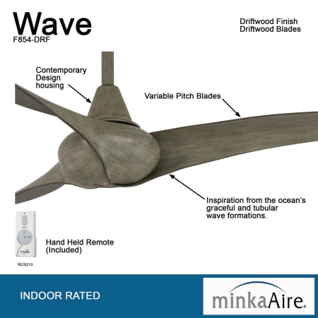 A large image of the MinkaAire Wave 44 Wave 44 Detail