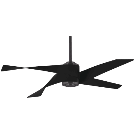 A large image of the MinkaAire Artemis IV LED Fan with Cap - GM-MBK