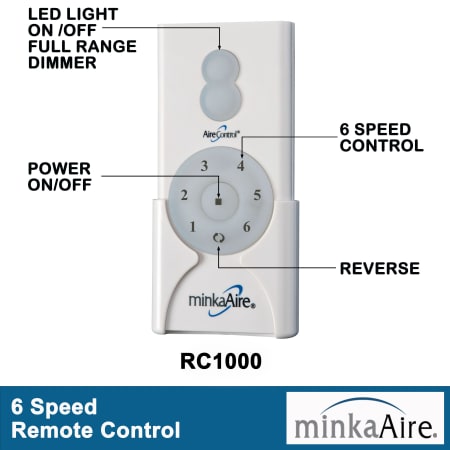 A large image of the MinkaAire Ellipse LED RC1000