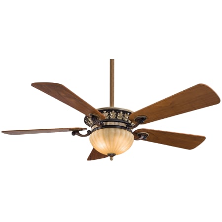 Minkaaire F702 Bcw Belcaro Walnut Volterra 5 Blade 52 Ceiling Fan Minkaaire F702 Bcw Volterra 5 Blade 52 Ceiling Fan Integrated Up Down Lights