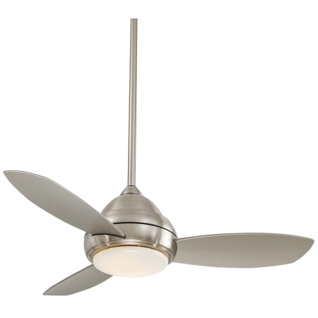 A large image of the MinkaAire Concept I 44 Brushed Nickel