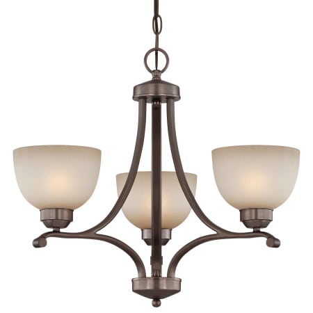 Minka Lavery 1423 281 Harvard Court Bronze 3 Light 1 Tier Chandelier