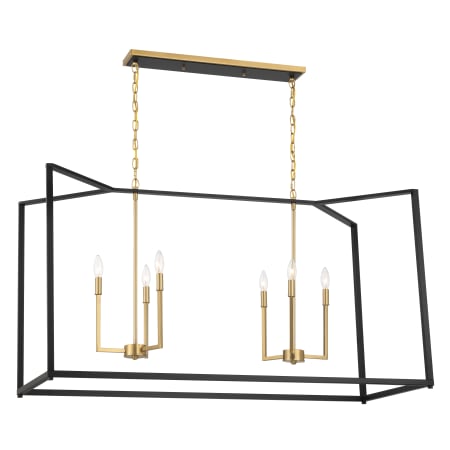 A large image of the Minka Lavery 1466 Linear Chandelier with Canopy