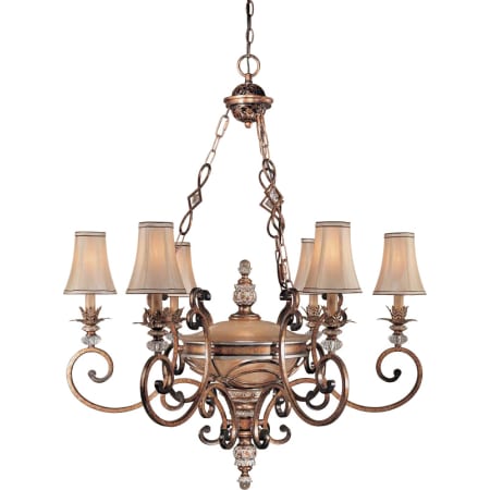 Minka Lavery 1758 206 Aston Court Bronze Crystal 7 Light Up Lighting