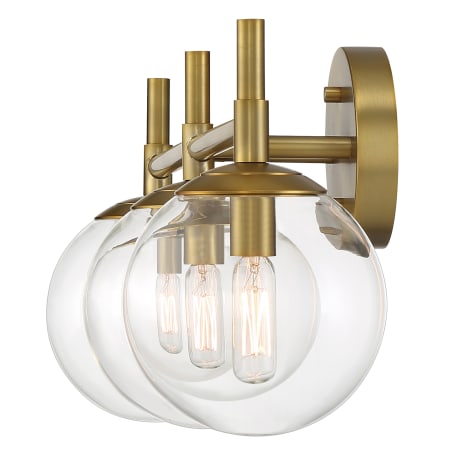 A large image of the Minka Lavery 2793 Side - Soft Brass