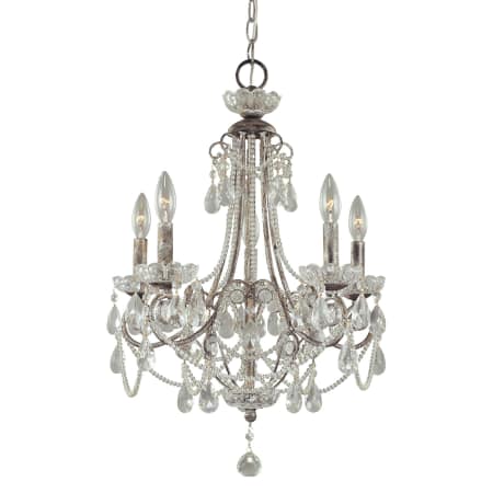 A large image of the Minka Lavery 3134 Distressed Silver
