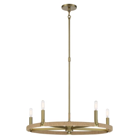 A large image of the Minka Lavery 3865 Chandelier with Canopy