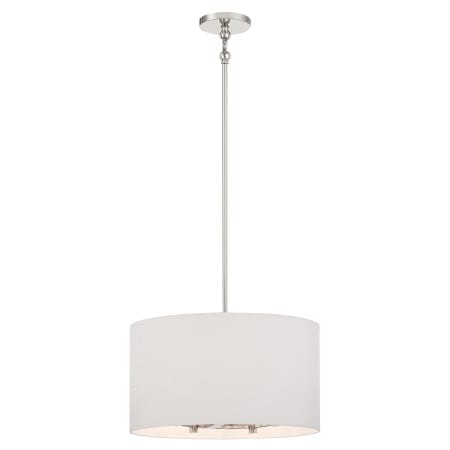 A large image of the Minka Lavery 3925 Drum Pendant with Rod and Canopy