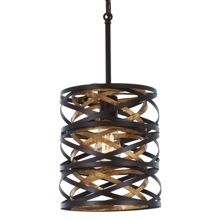A large image of the Minka Lavery 4670 Dark Bronze with Mosaic Gold