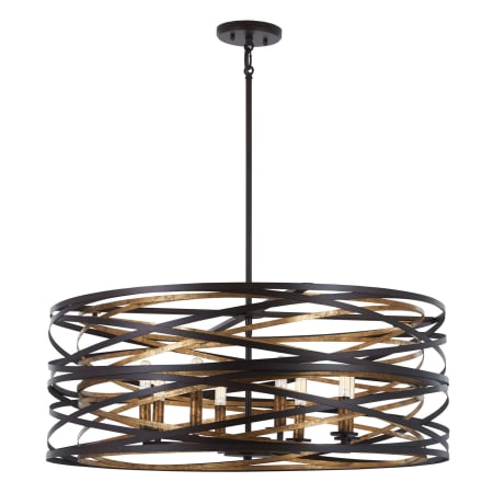 A large image of the Minka Lavery 4677 Chandelier with Canopy