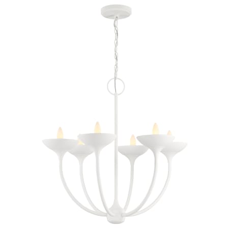 A large image of the Minka Lavery 4716 Chandelier with Canopy