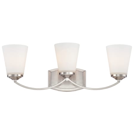 A large image of the Minka Lavery 6963 Brushed Nickel