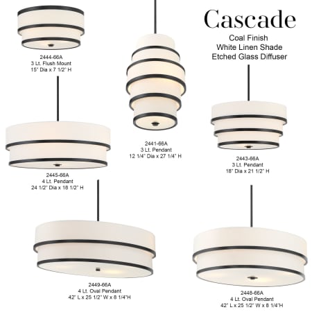 A large image of the Minka Lavery 2449 Cascade Collection