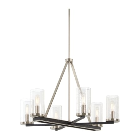 A large image of the Minka Lavery 1056 Coal with Brushed Nickel
