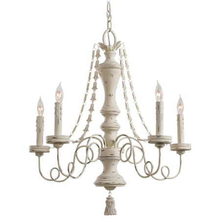 Minka Lavery 1295-580 Provence Patina 5 Light 1 Tier Candle Style