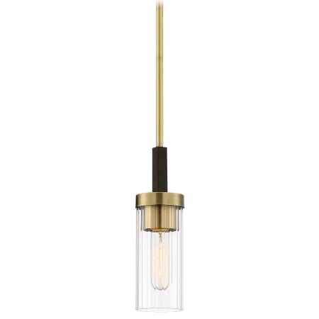 A large image of the Minka Lavery 3040 Aged Kinston Bronze with Brushed Brass