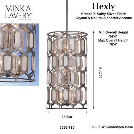 A large image of the Minka Lavery 3586 Alternate Image