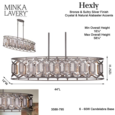 A large image of the Minka Lavery 3588 Alternate Image