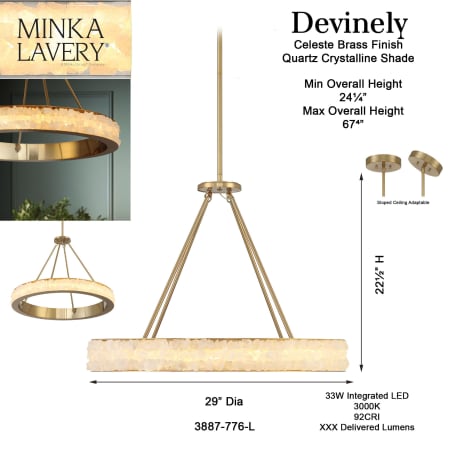 A large image of the Minka Lavery 3887-L Alternate Image