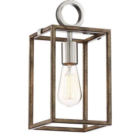 A large image of the Minka Lavery 4010 Sun Faded Wood / Brushed Nickel