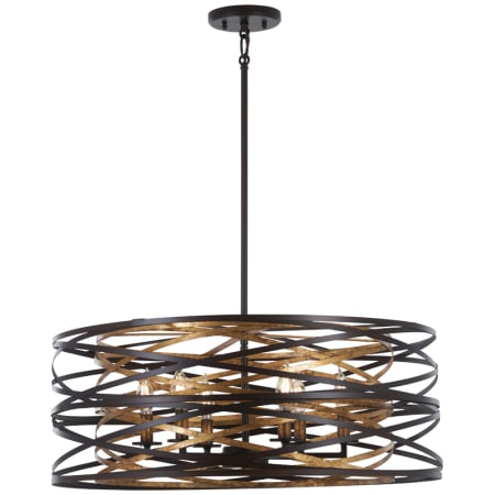 A large image of the Minka Lavery 4673 Dark Bronze with Mosaic Gold