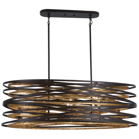 A large image of the Minka Lavery 4676 Dark Bronze with Mosaic Gold