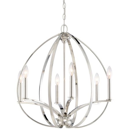 A large image of the Minka Lavery 4986-613 Polished Nickel