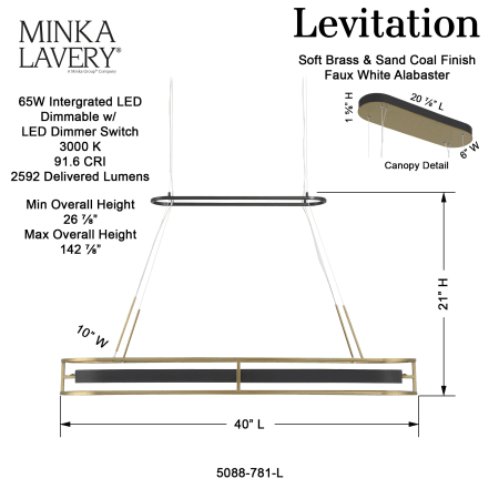 A large image of the Minka Lavery 5088-L Alternate Image