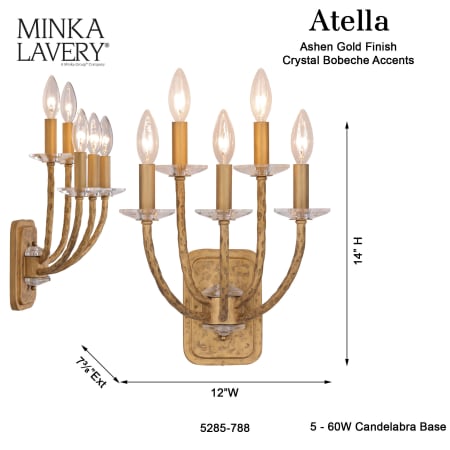 A large image of the Minka Lavery 5285 Alternate Image