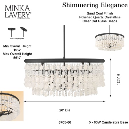 A large image of the Minka Lavery 6705 Alternate Image