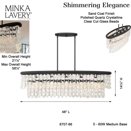 A large image of the Minka Lavery 6707 Alternate Image