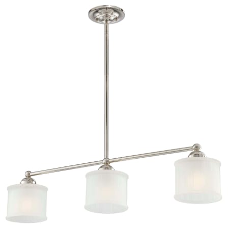 A large image of the Minka Lavery ML 1734 Linear Chandelier with Canopy