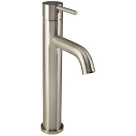 A large image of the Mirabelle MIRWSCED100L Brushed Nickel