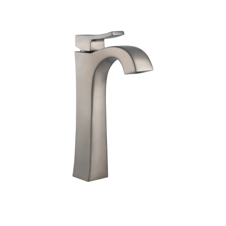 A large image of the Mirabelle MIRWSCVL100L Brushed Nickel