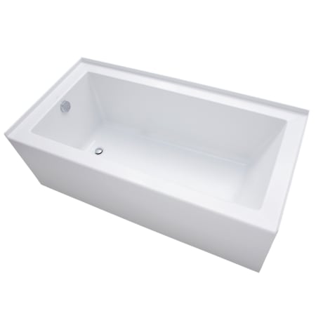 Mirabelle Mirsks6030lwh White Sitka 60 X 30 Acrylic Soaking A Large Image Of The Mirabelle Mirsks6030l White