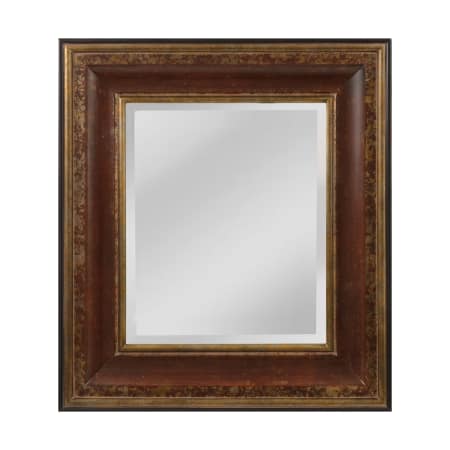 A large image of the Mirror Masters MW4015A Aged Walnut / Roman Gold